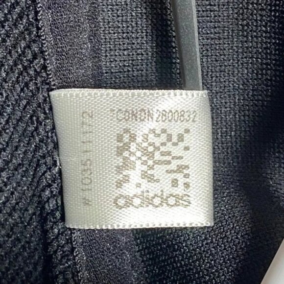 Adidas Performance 1/4 Zip Jacket Men's Small Black Red 3 Stripe Shoulder Pocket - Picture 8 of 11